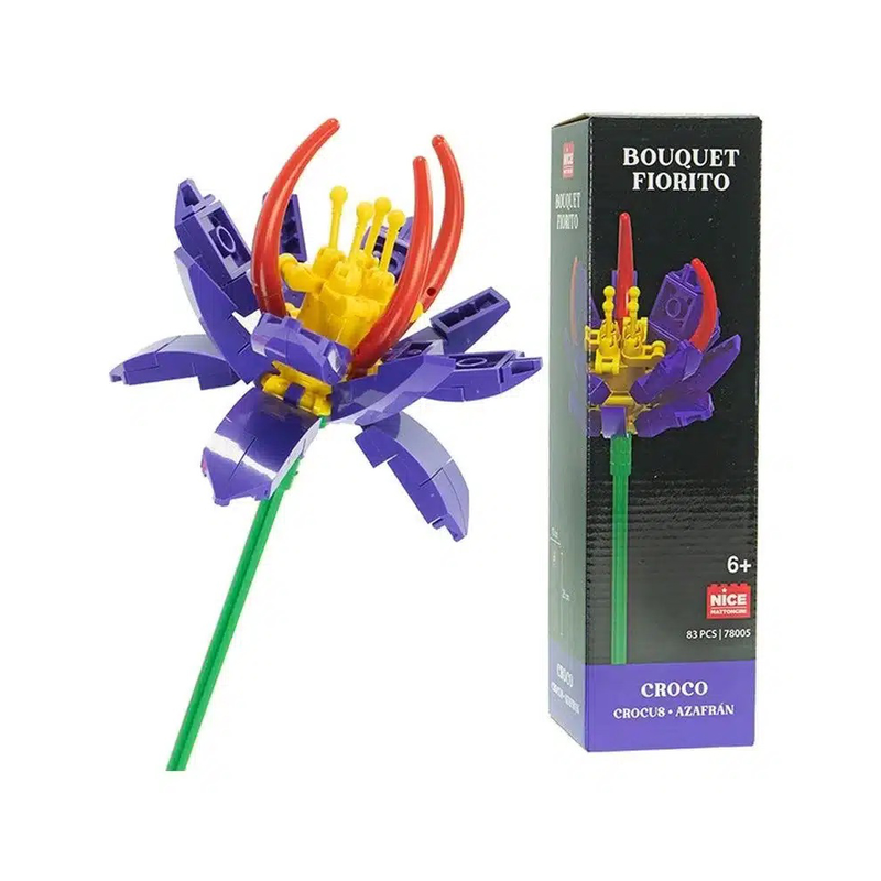 Nice crocus flower bouquet 71pcs for ages 6+, , medium-null