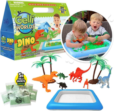 Zimpli kids gelli worlds slime dino pack