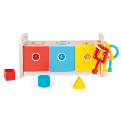 Essentiel - shape sorter box with, , medium