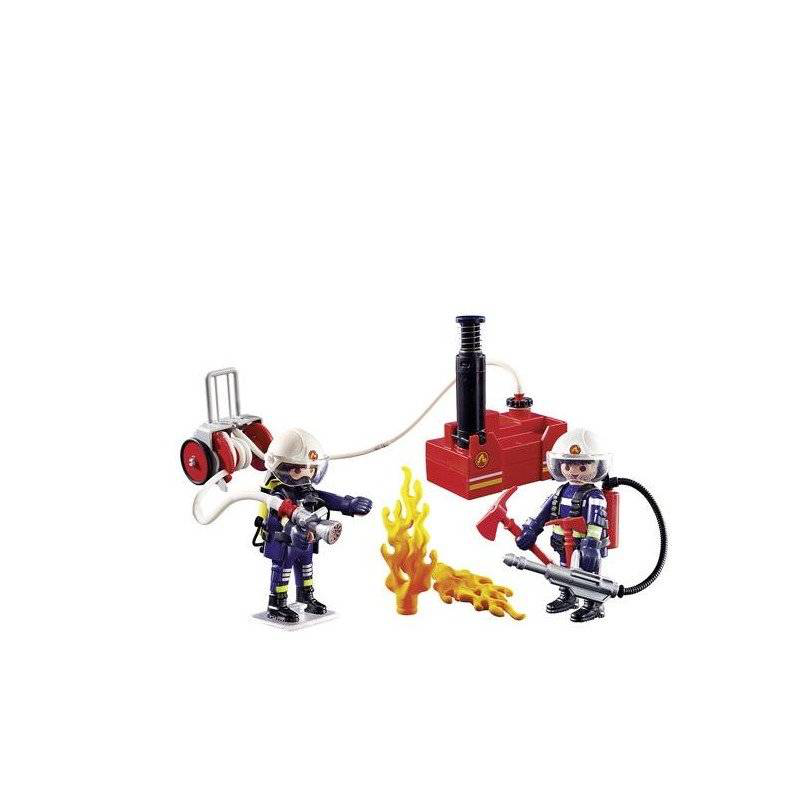 Playmobil 9468 city action firefighters with water pump, , medium image number null