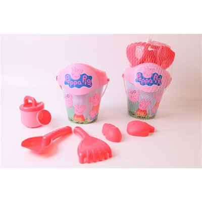 Bucket pepa pig set 18.5x19x28 cm, , medium