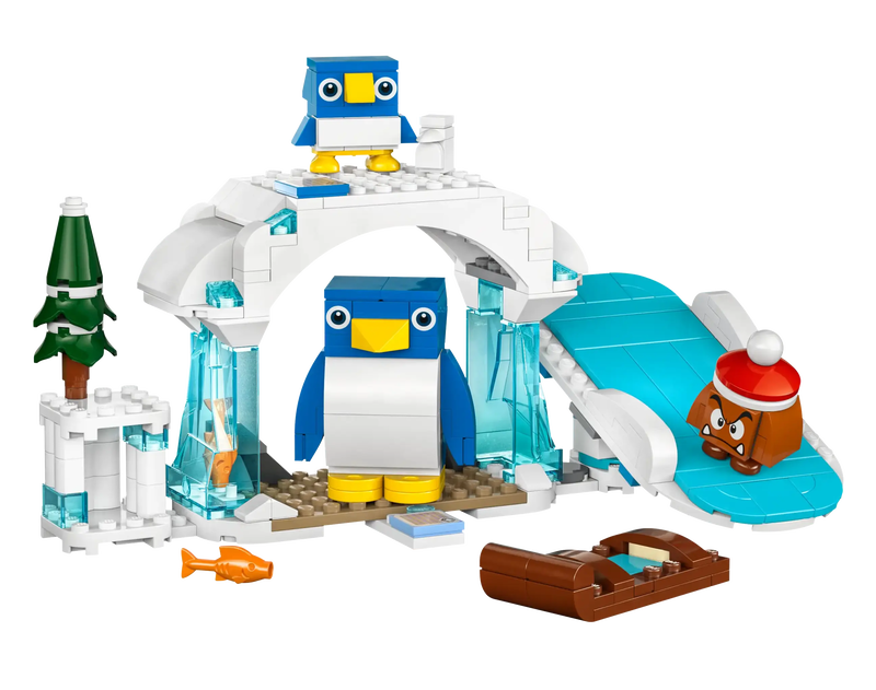 Lego super mario 71430 penguin family snow adventure expansion set, , medium-null
