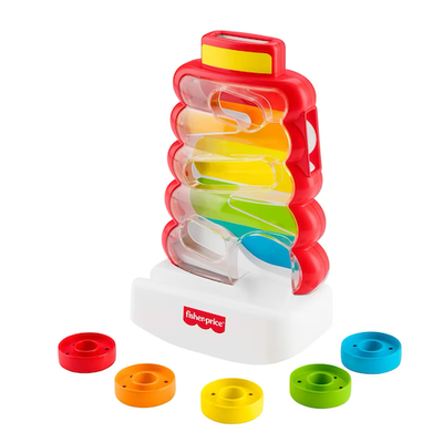 Fisher-price drop through rock-a-stack toy (jlb81) 9m+, , medium