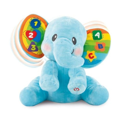Winfun sing along elephant, διαδραστικός ελέφαντας με κινούμενο κεφάλι & φωτεινά μάγουλα, , medium