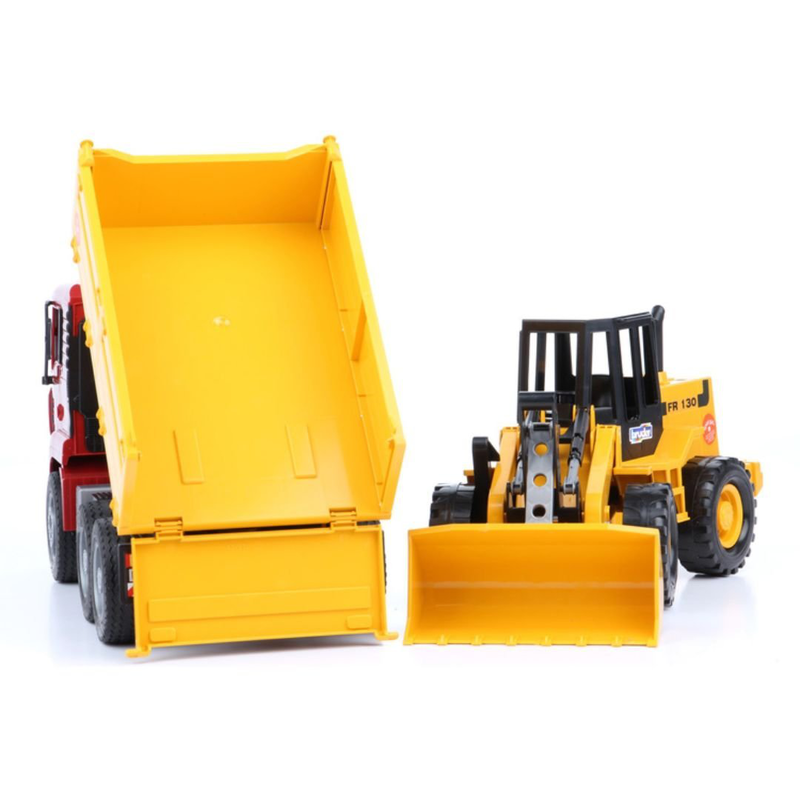 Bruder 02752 man tga construction truck with articulated road loader, , medium-null