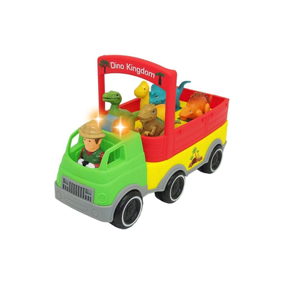 Kiddieland safari truck φορτηγάκι με δεινόσαυρους, με φώτα & ήχους 060384, 12+ μηνών, , medium