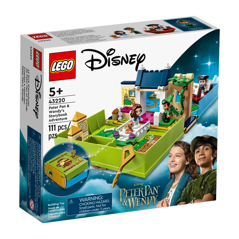 Lego disney 43220 classic peter pan & wendy's storybook adventure, , medium image number null