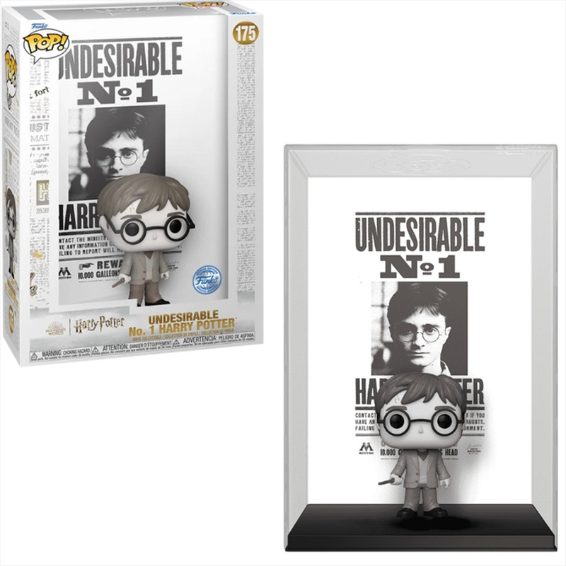 Funko pop! Display case: harry potter - harry wanted poster special edition #175 vinyl figure, , medium-null