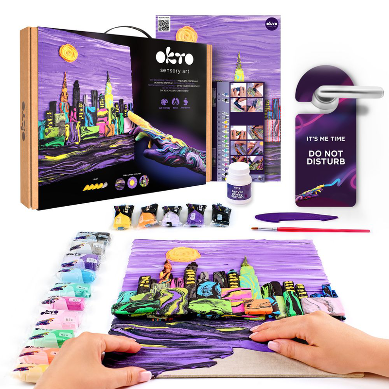 Okto sensory art - new york skyline, , medium-null