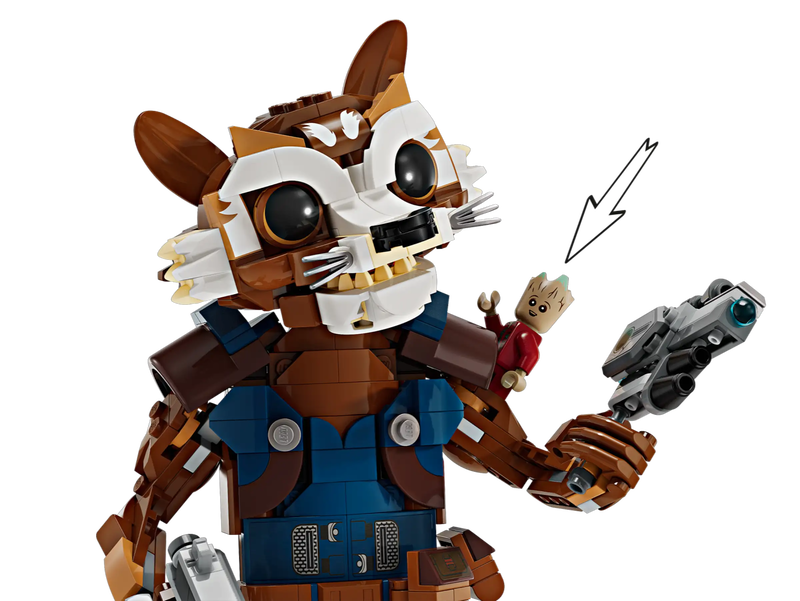Lego marvel 76282 rocket & baby groot image number null