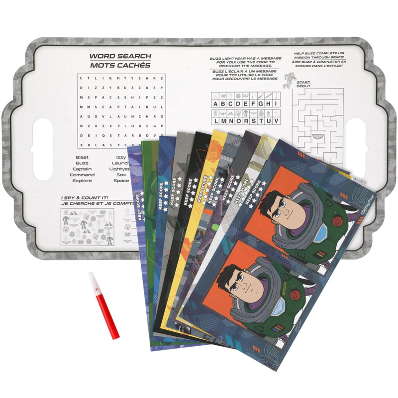 Product image: Buzz lightyear on the go adventure spot the difference: a galactic quest across 10 sheets!, , medium-null