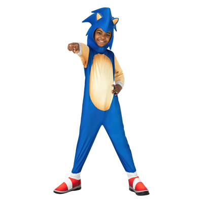 Sonic the hedgehog classic kids fancy dress costume - size small, , medium