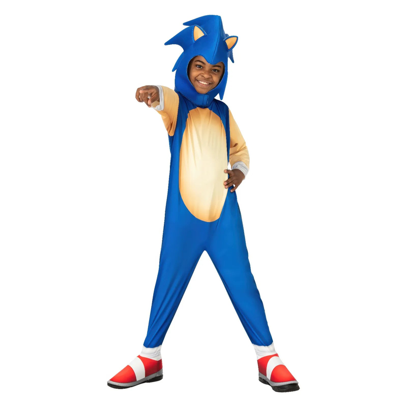 Product image: Sonic the hedgehog classic kids fancy dress costume - size small, , medium-null