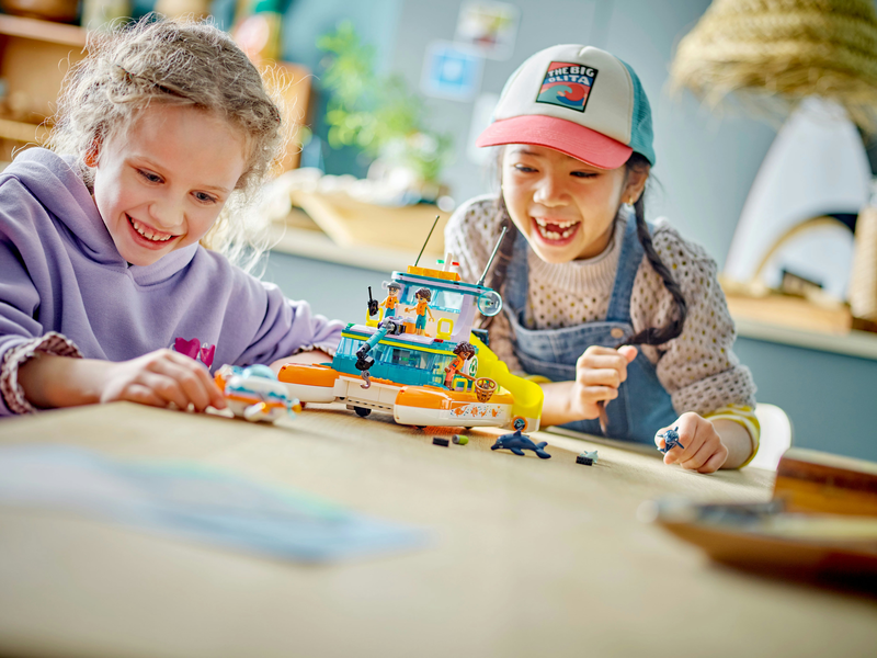 Lego friends sea rescue boat 41734 for ages 7+ 717pcs, , medium-null