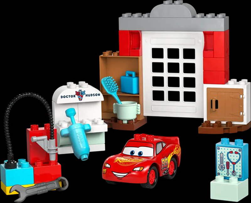 Lego duplo mcqueens visit to dogs garage 35pcs 2y+ (10456), , medium-null