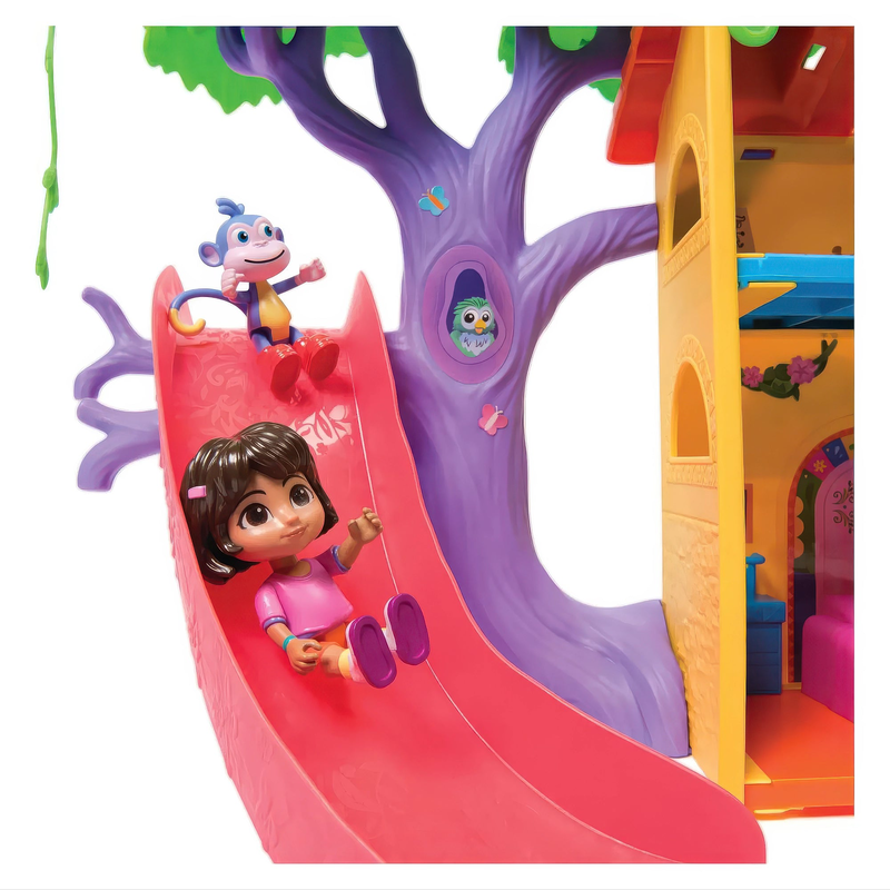 Nickelodeon dora explore & play rainforest casita playset, , medium-null