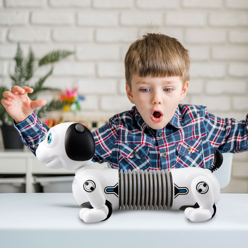 As silverlit ycoo robo dackel junior remote control robot puppy for ages 5+ 88578, , medium-null