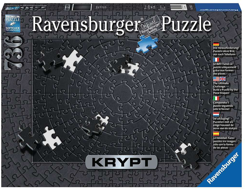 Ravensburger 15260 736 pcs puzzle krypt black, , medium-null