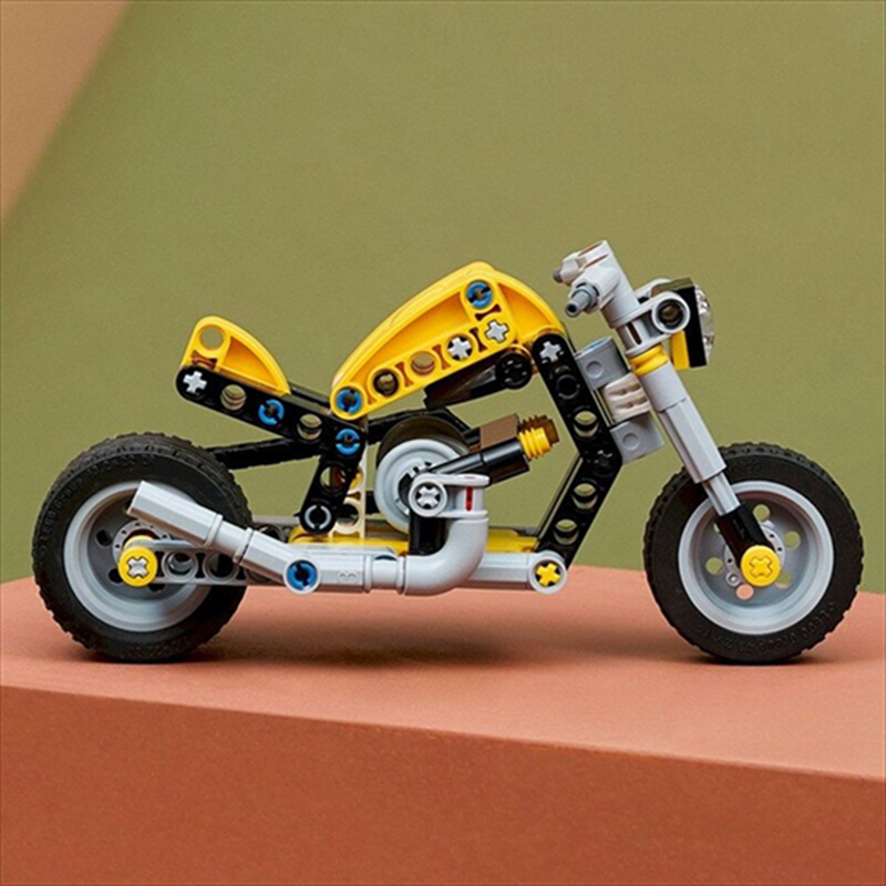 Lego 42225 technic - yellow motorcycle, , medium-null