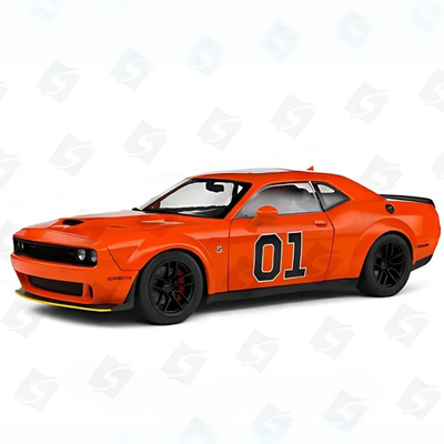 Solido 1/18 2023 dodge challenger r/t General lee scat pack w.b, orange