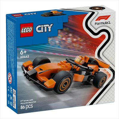Le60442 city - f1® driver with mclaren race car, , medium