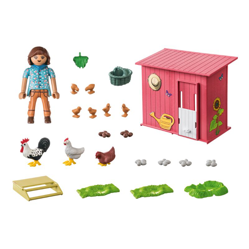 Playmobil 71308 country - hen house, , medium-null