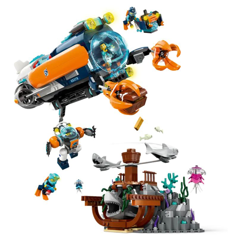 Lego 60379 city - deep-sea explorer submarine, , medium-null
