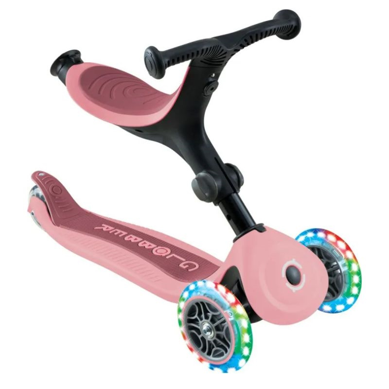 Globber scooter go.up active lights 360 pastel pink 749-310, , medium-null