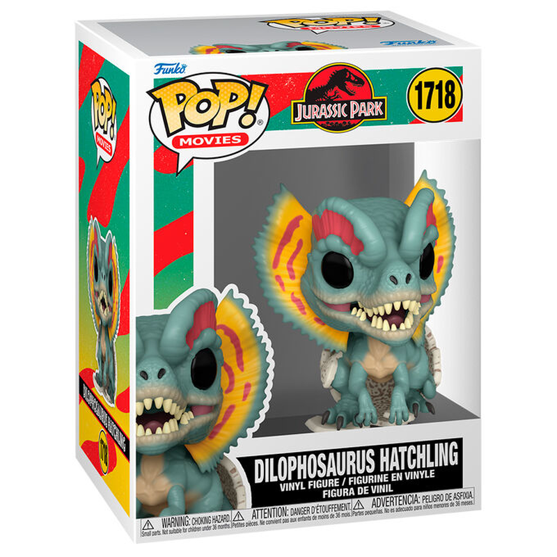 Pop funko! Movies: jurassic park dilophosaurus hatchling figure, , medium-null