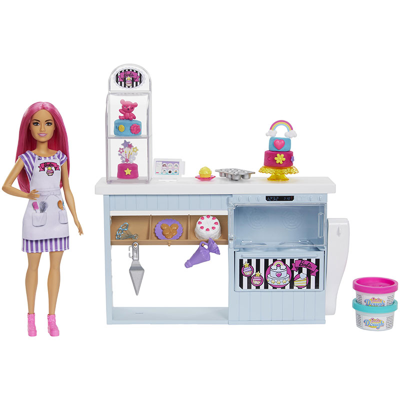 Neo barbie bakery playset, , medium-null
