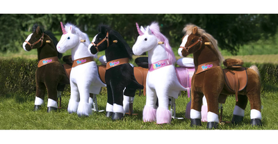 Ponycycle mechanically walking ride-on - brown horse - age 7+ years, , medium