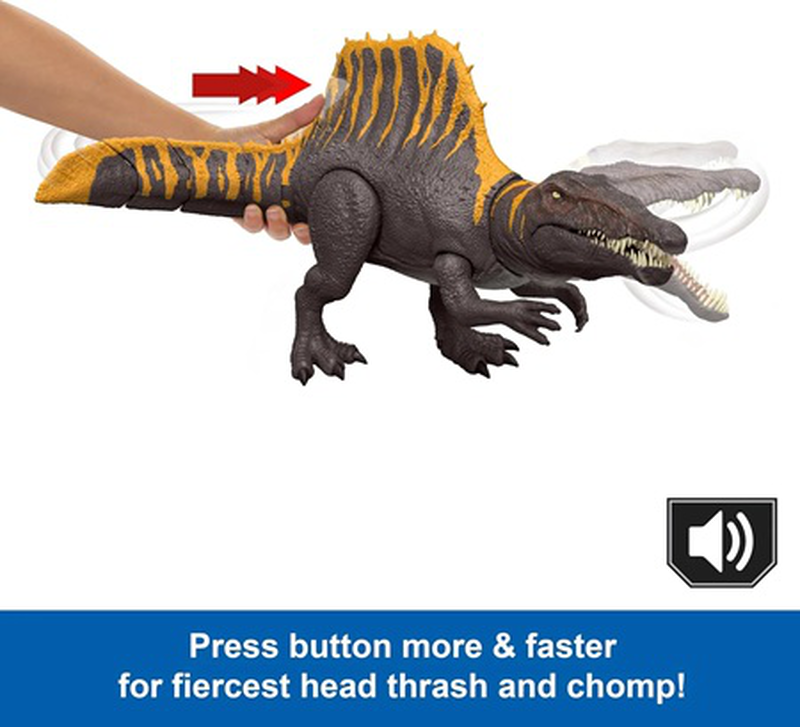 Product image: Jurassic world tail thrasher spinosaurus (jgb56 ) 4y+, , medium-null