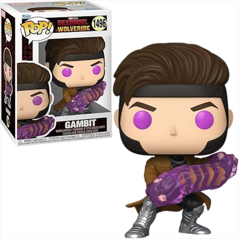 Product image: Funko pop! Marvel: deadpool wolverin - gambit #1496 bobble-head vinyl figure, , medium-null