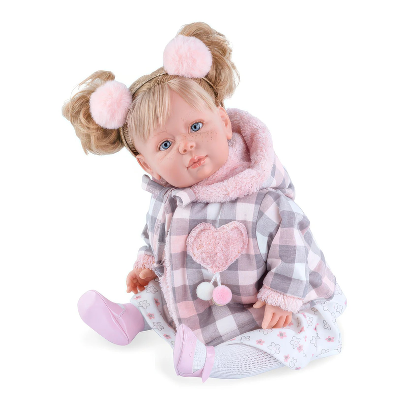 Marina & pau toddler girl doll berta 43cm, , medium-null