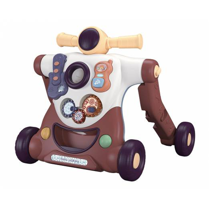 Kikka boo walker & scooter robo beige 4in1, , medium-null
