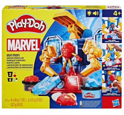 Play-doh marvel iron man armor maker lab, , medium
