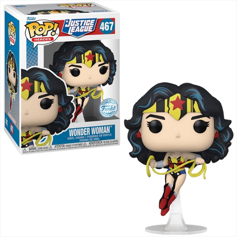 Funko pop! Heroes: dc comics justice league - wonder woman special edition #467 vinyl figure, , medium-null