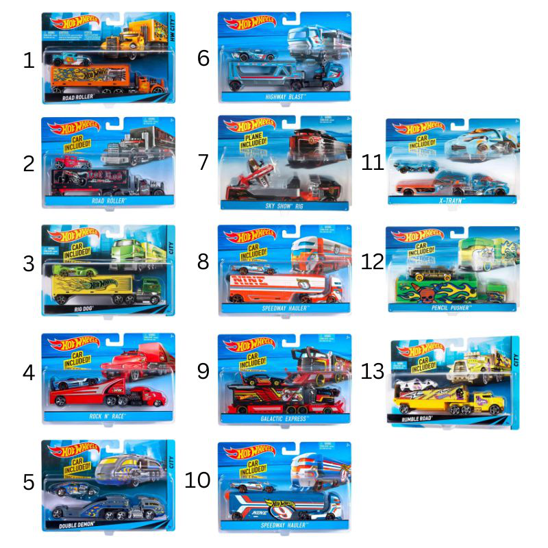 Hot wheels track stars super rigs transporter vehicle bdw51, , medium-null