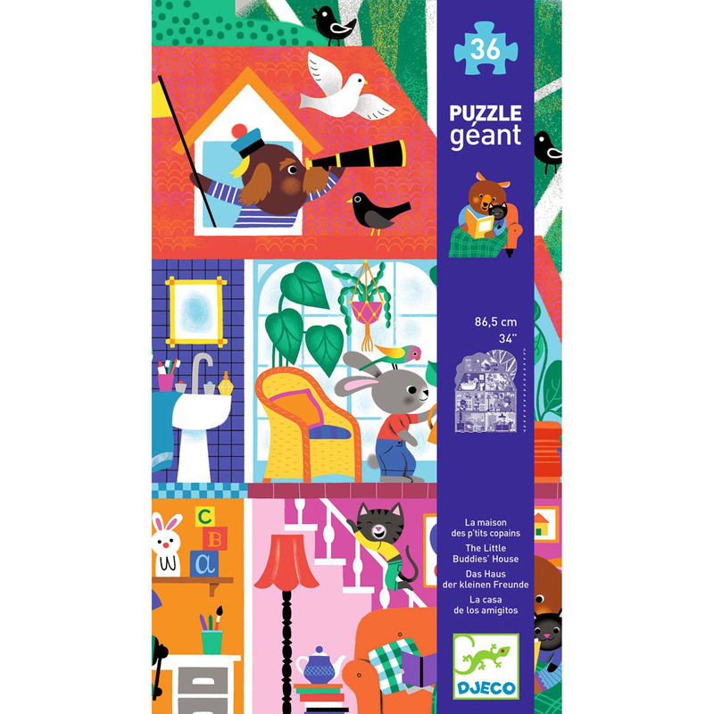Giant puzzle - friends house, , medium-null