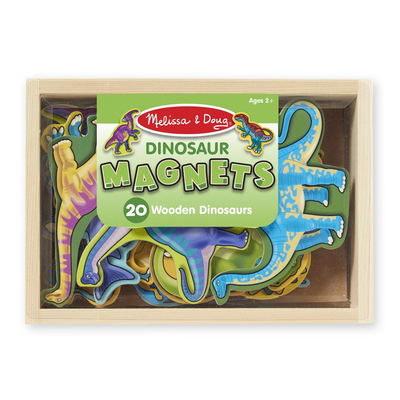 Melissa & doug 20 dinosaur wooden magnets, , medium