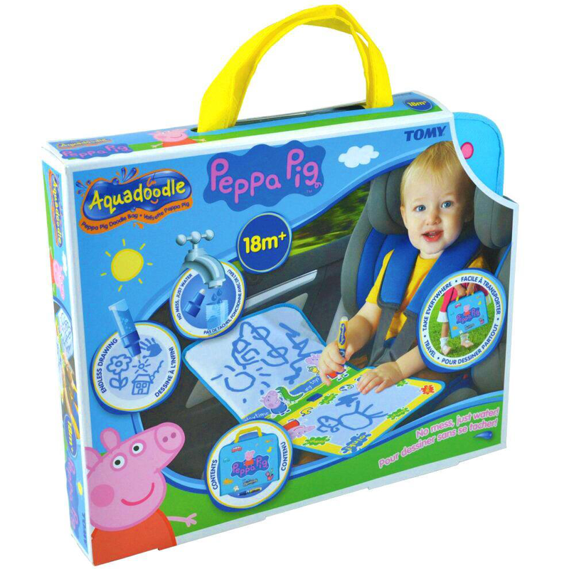 Aquadoodle peppa pig doodle bag, , medium-null