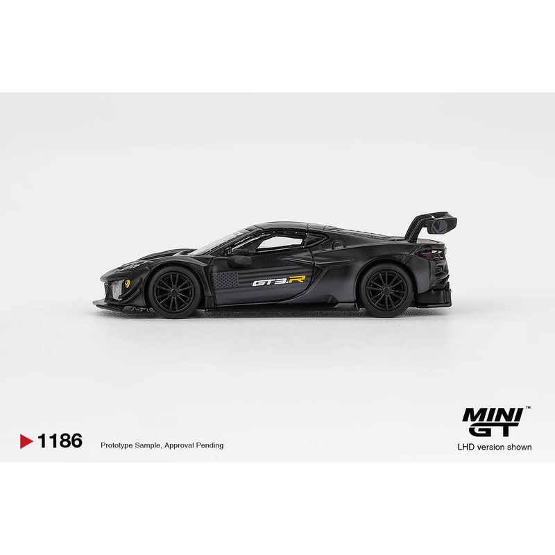 Mini gt 1:64 chevrolet corvette z06 gt3.r road america test car 2025 mgt01186-l, , medium-null
