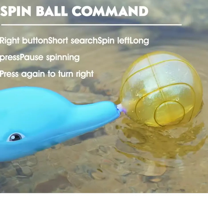 Remote controlled dolphin 38cm, , medium-null