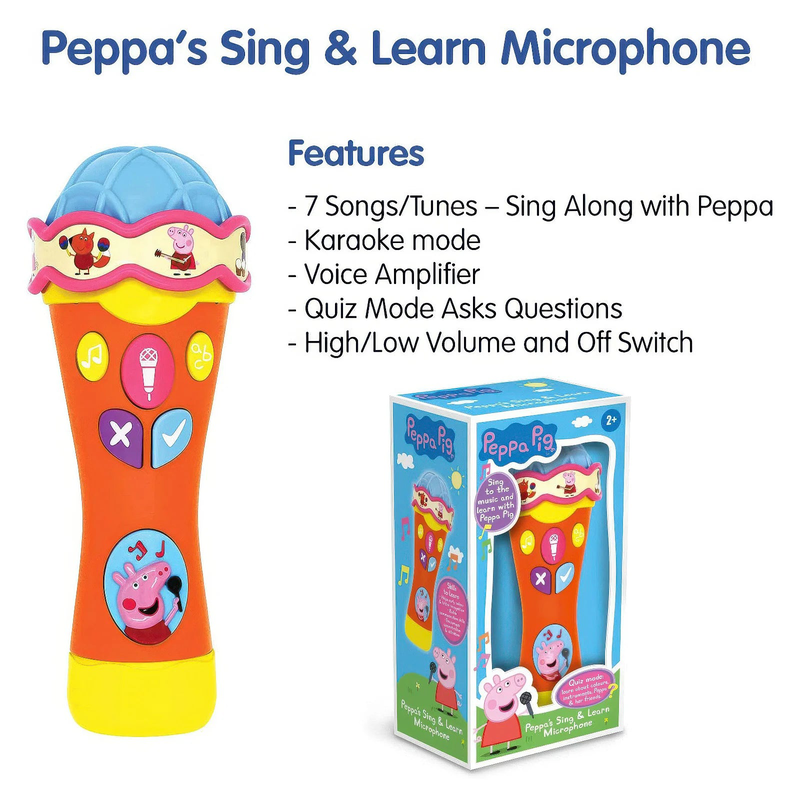 Peppa pig's sing & learn microphone, , medium-null