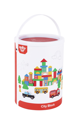 Tooky toy ξύλινα τουβλάκια πόλη