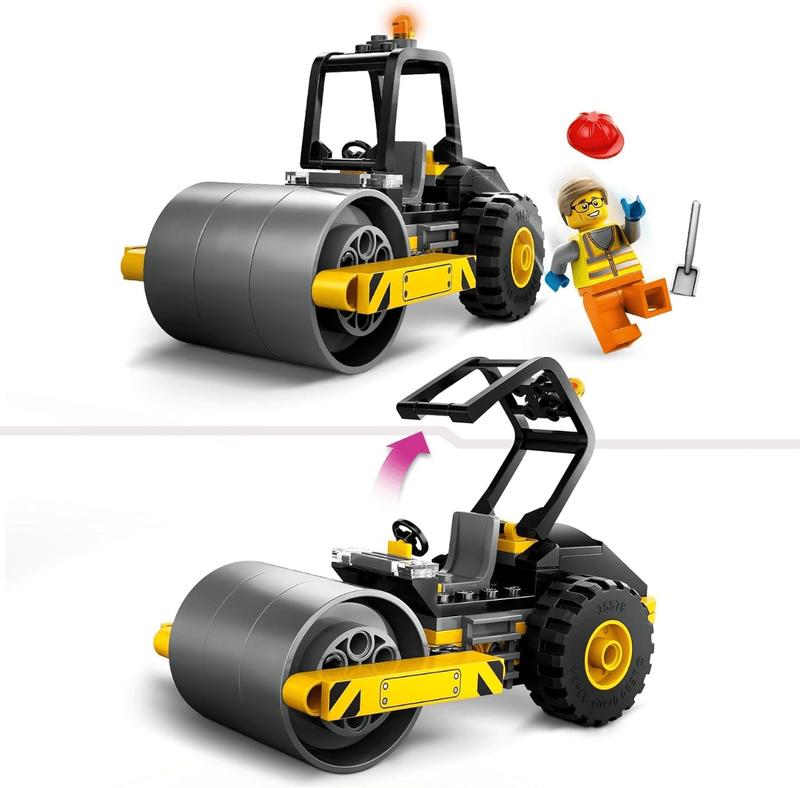 Lego city construction steamroller, , medium-null
