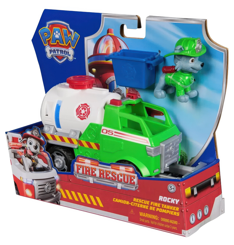 Paw patrol fire rescue tanker rocky, , medium-null