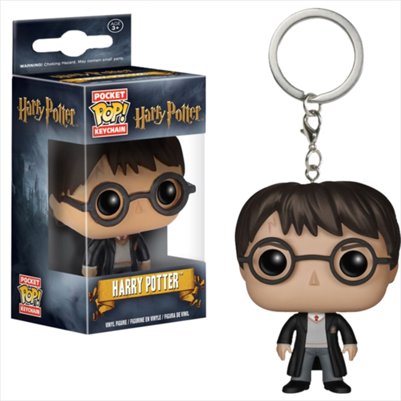 Funko pocket pop!: harry potter with glasses vinyl figure keychain, , medium-null