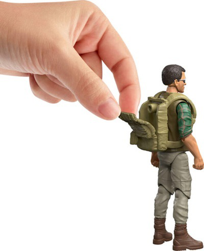 Jurassic world dr.henry loomis & pteranodon (jgb82) 4y+, , medium-null