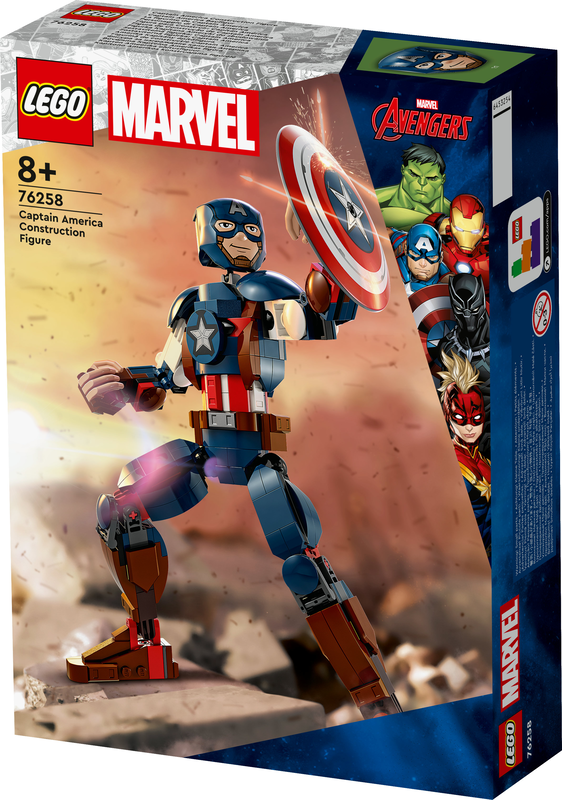 Lego marvel captain america construction figure 76258 for ages 8+ 310pcs, , medium-null